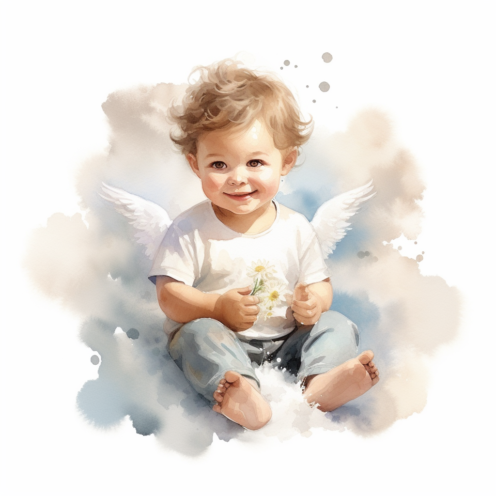 baby angel clipart