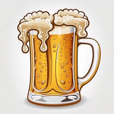 the 1 mug beer cheer, clip art vector