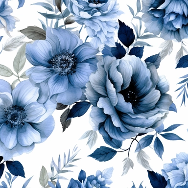 Contemporary collage style floral patterns blue watercolor elegant flowers wedding invitations high quality and elegant clipart of flowers gucci art white background 4
