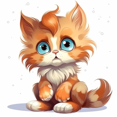clipart cat cute
