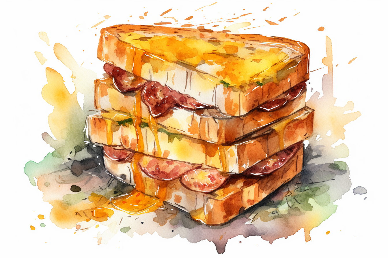 grilled cheese cliparts