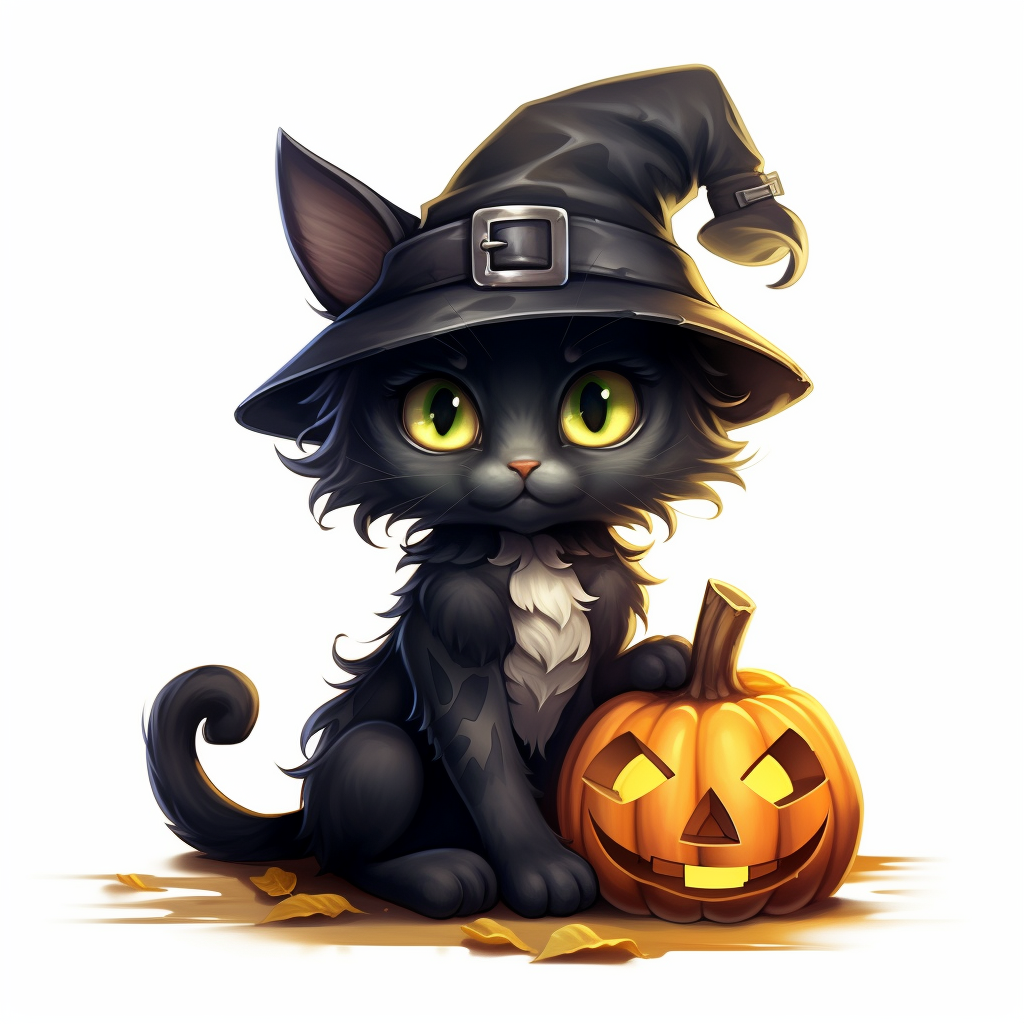 halloween cat clipart