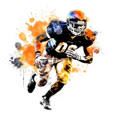 football clip art, white background