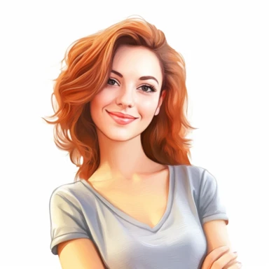 bodyshot, high qulaity clipart, clipart, woman, early 20, white background, casual
