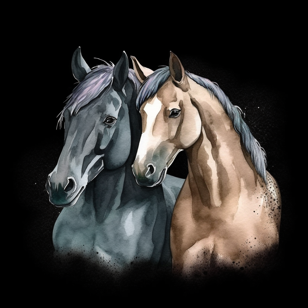 mustang horse cliparts