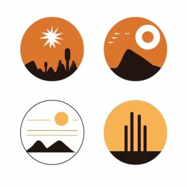 desert 4 svg clipart symbol icons modern minimal geometric metaphysical boho edgy cosmos delicate minimalism existential aesthetic