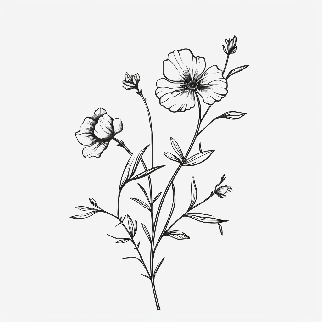 floral branch cliparts