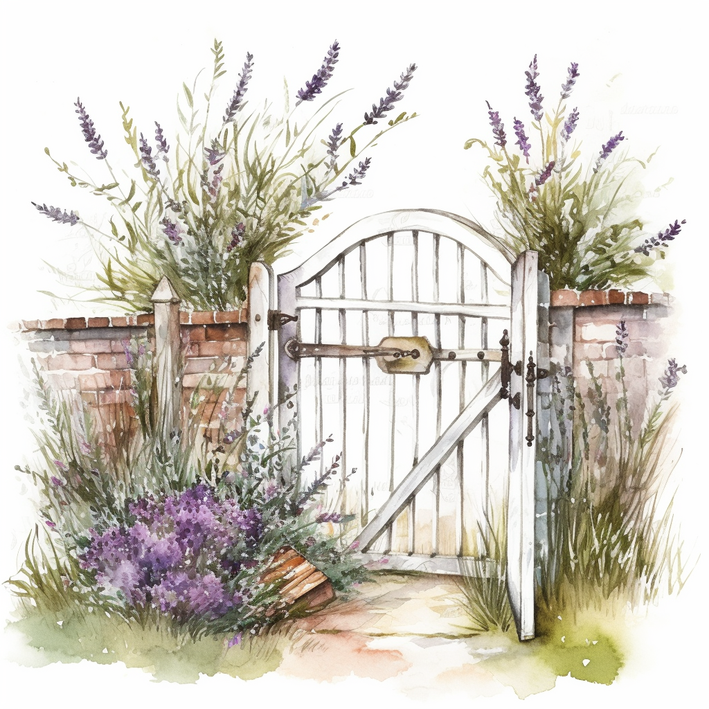 open garden cliparts