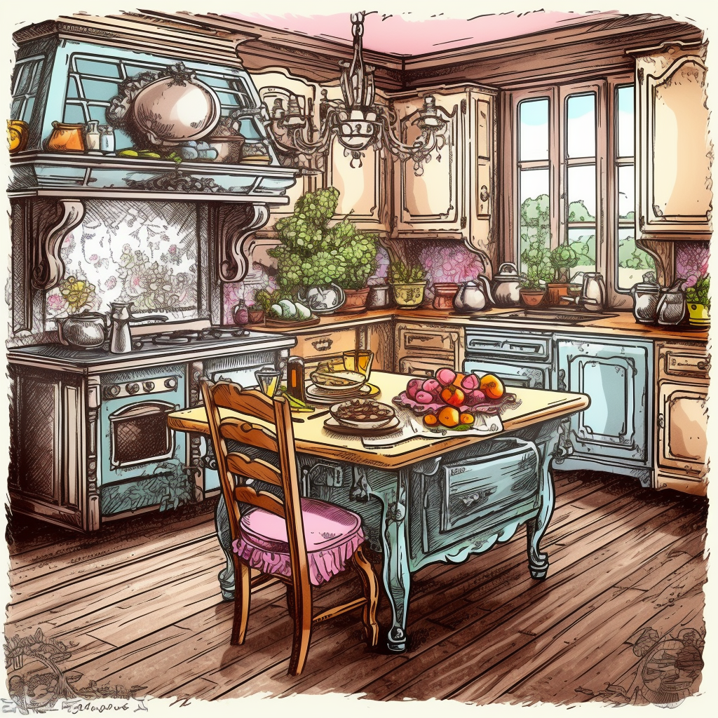 kitchen table cliparts