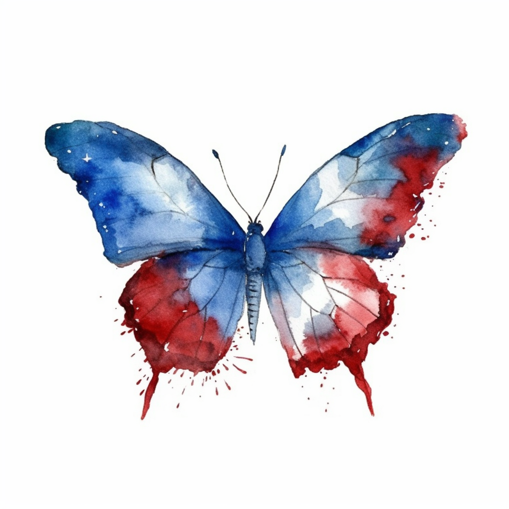 butterfly art clip