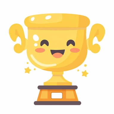 clipart cute trophy