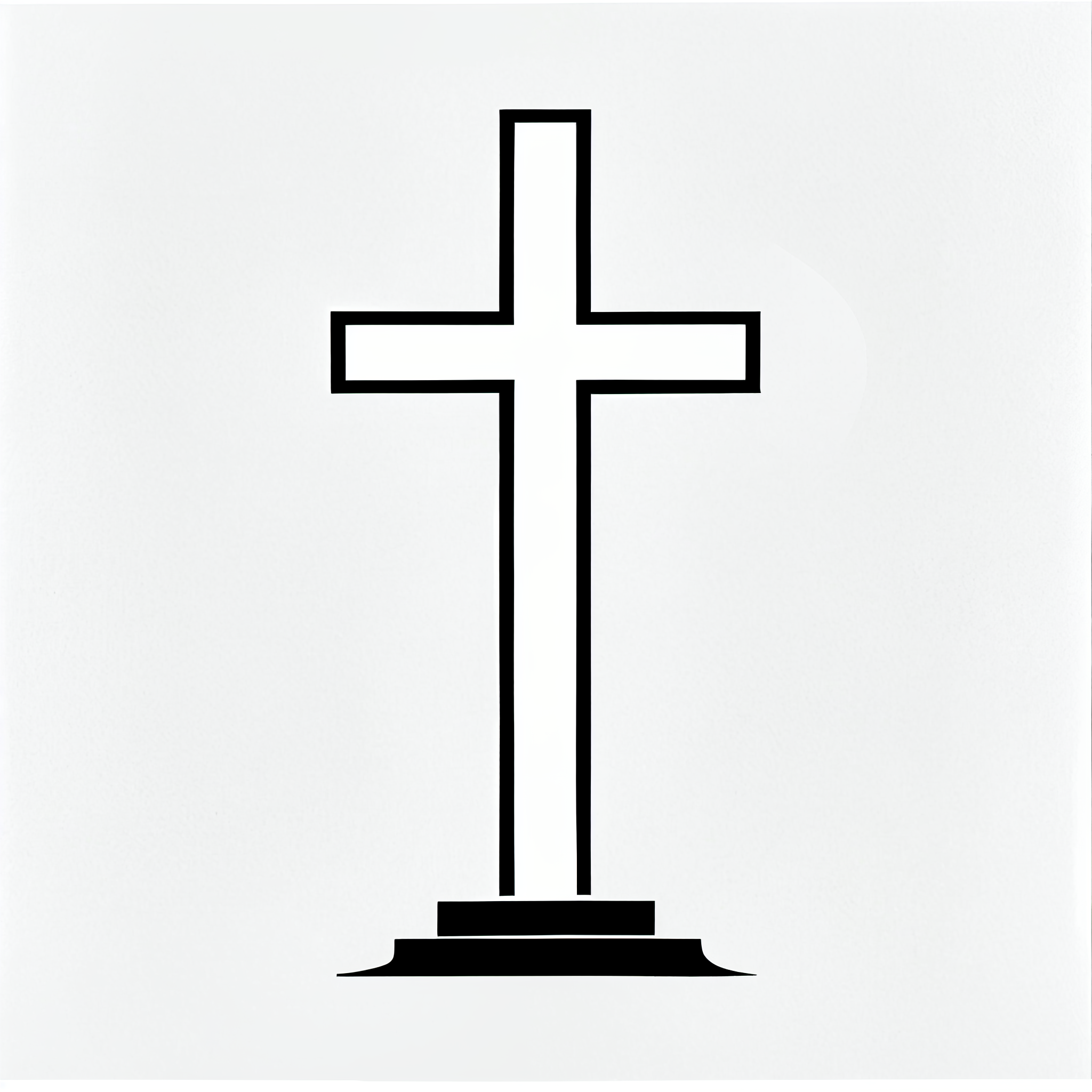 black christian clipart