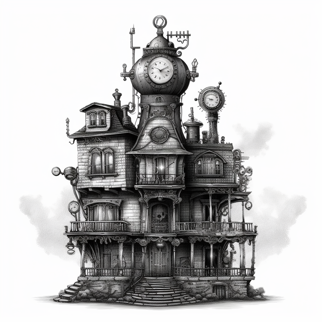 horror house cliparts