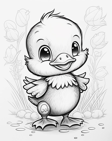cute smiling duck for children’s coloring book, cartoon style, thick lines, no shading assasinmonkey, duplicate faces, blurry, drawing, cartoon, illustration, painting, concept art, cgi, unreal, anime, black&white, b&w, picture frame, deformed, bad anatomy, disfigured, poorly drawn face, mutation, mutated, extra limb, poorly drawn hands, done by bad-artist, ugly, dazed, 3D render, 3D game, 3D game scene, 3D character, mosaic, painting, digital art, anime, doll, toy, photoshop, video game, surrea
