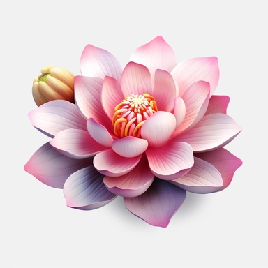 ultra realistic 3d flower clipart