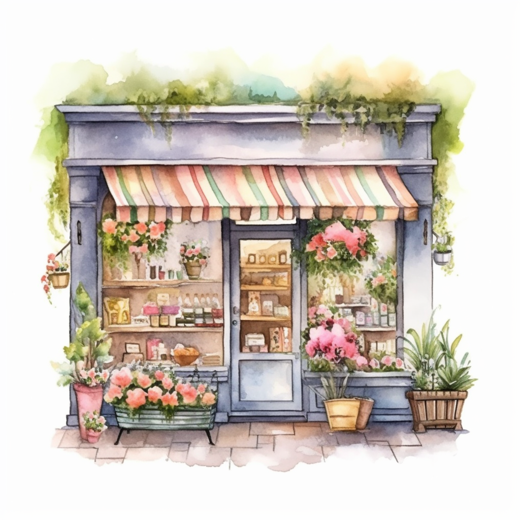 flower shop cliparts