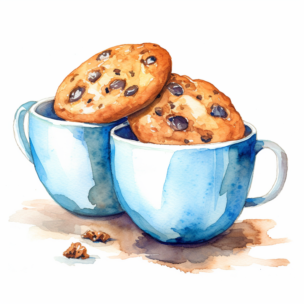 cookie coffee cliparts
