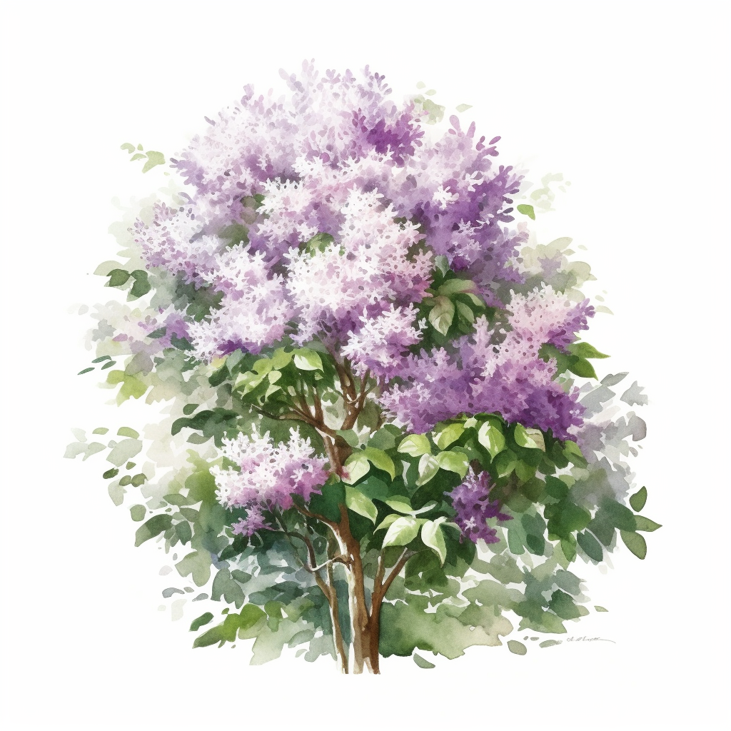 flower bush cliparts