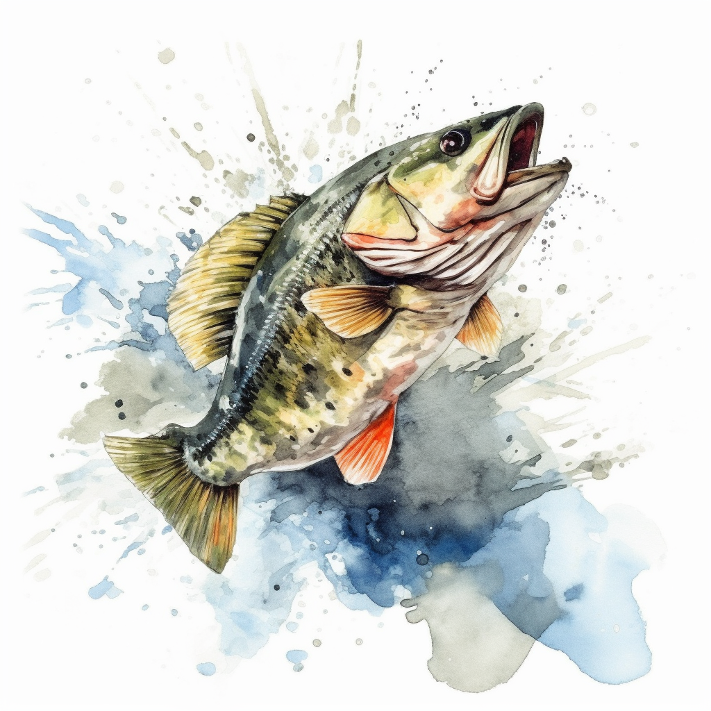 bass jumping cliparts