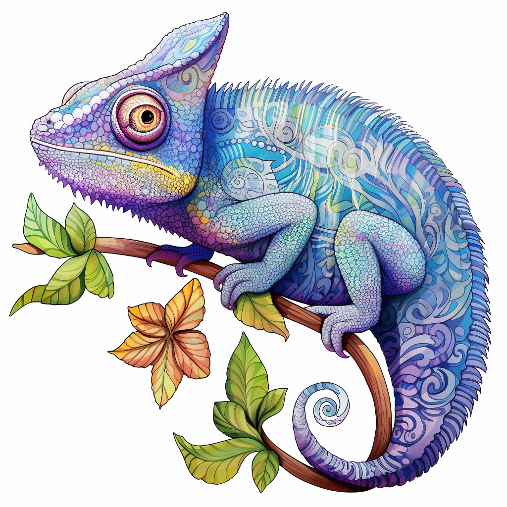 chameleon cliparts