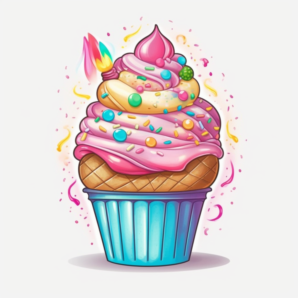 ice cream sundae clipart
