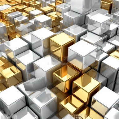 Gold Platinum. Silver or white gold platinum blocks cubes background. Modeling 3d illustration. wealth rich mining bitcoin concept . Money growing business finance success clipart: box, three-dimensional, gold, cube, success, abstract, background, block, design, element