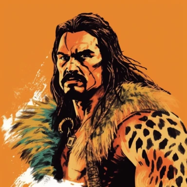 marvel character Kraven the Hunter clipart by Karel Thole