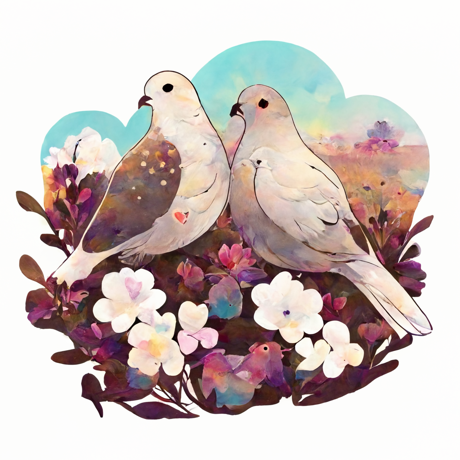 love doves cliparts