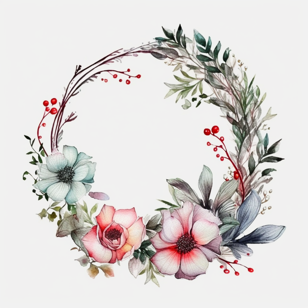 christmas circle cliparts