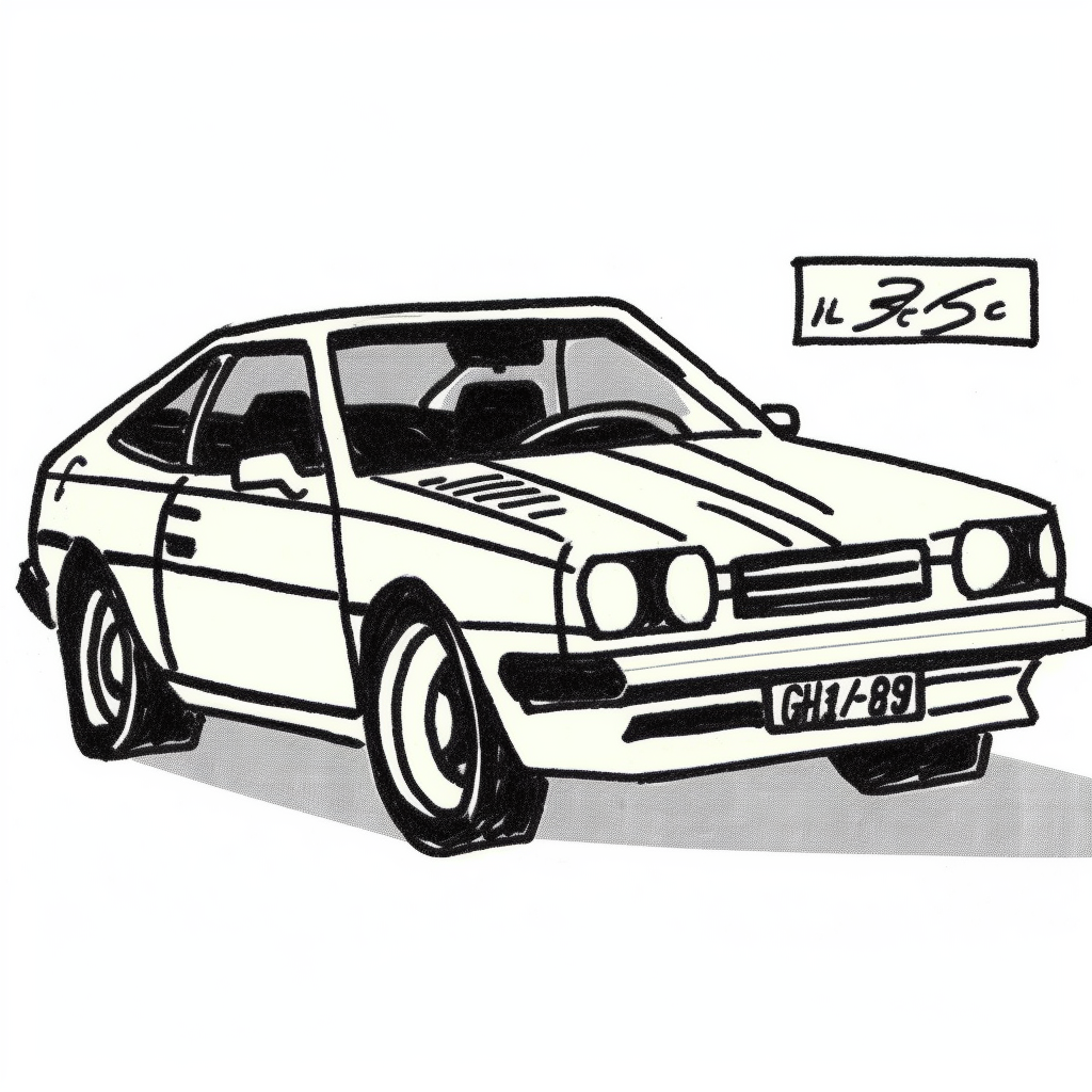 car drawing cliparts