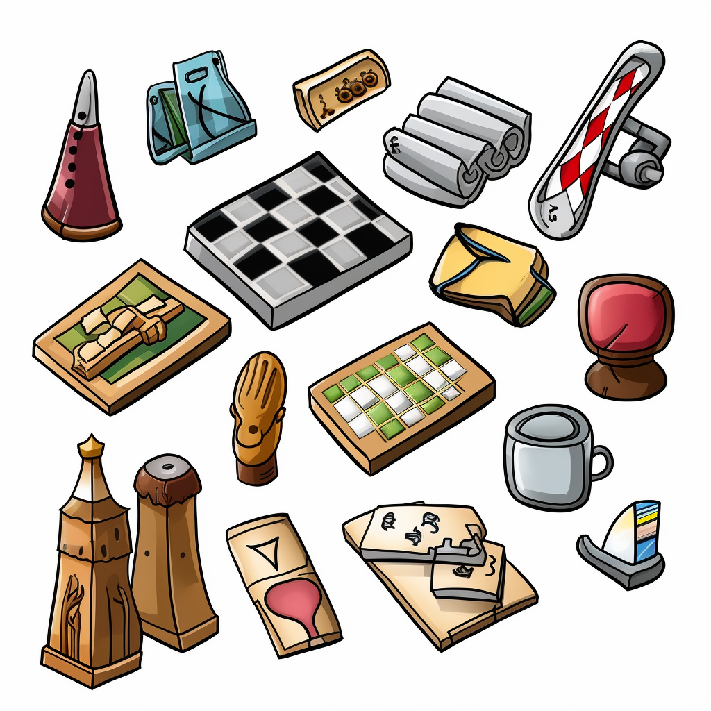 game pieces cliparts