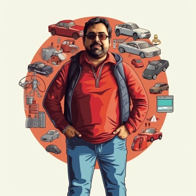 as a superdad poster. Add clipart to include elements of engineering, chemistry, coffee, cars, gym, cricket, beach and family without text.