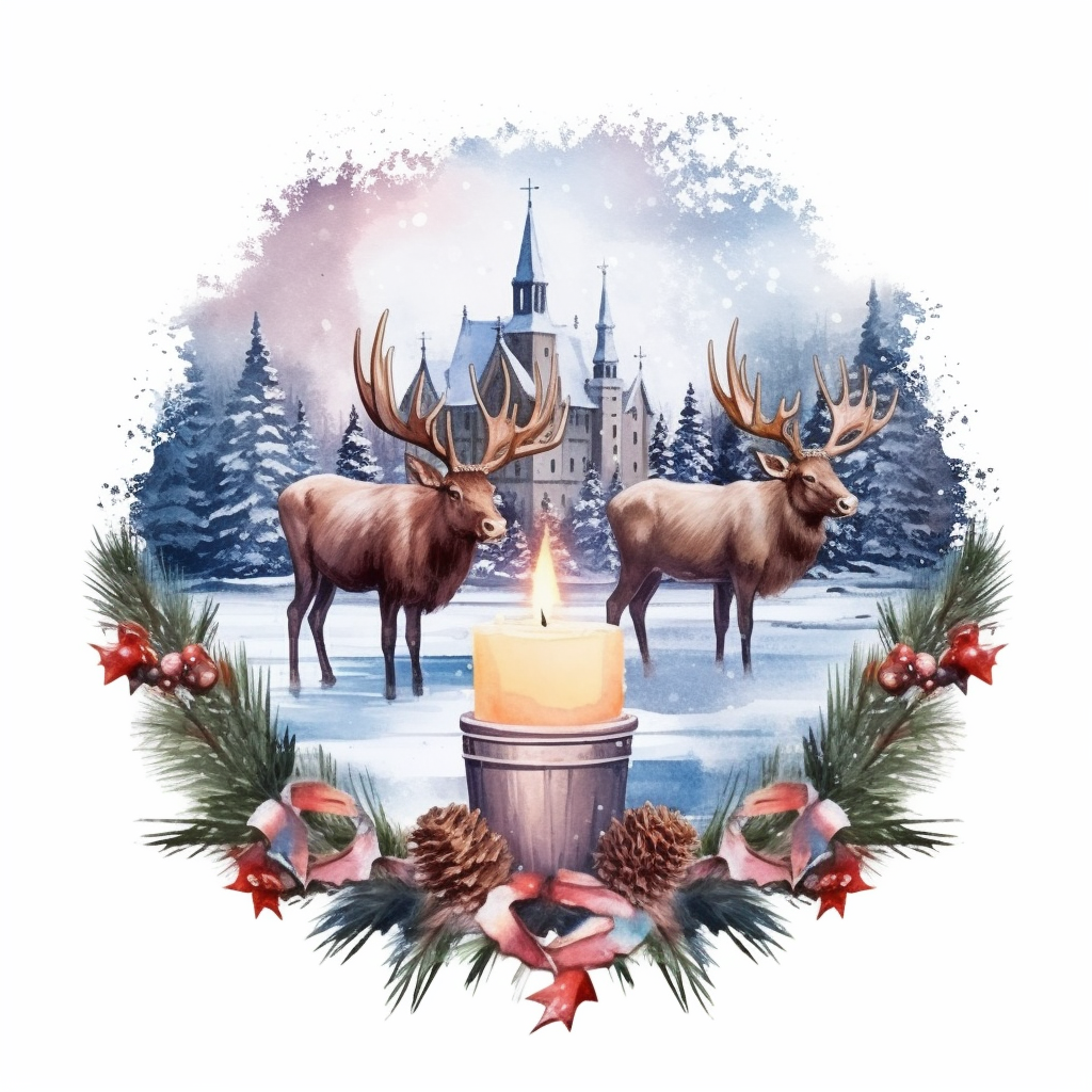 christmas church cliparts