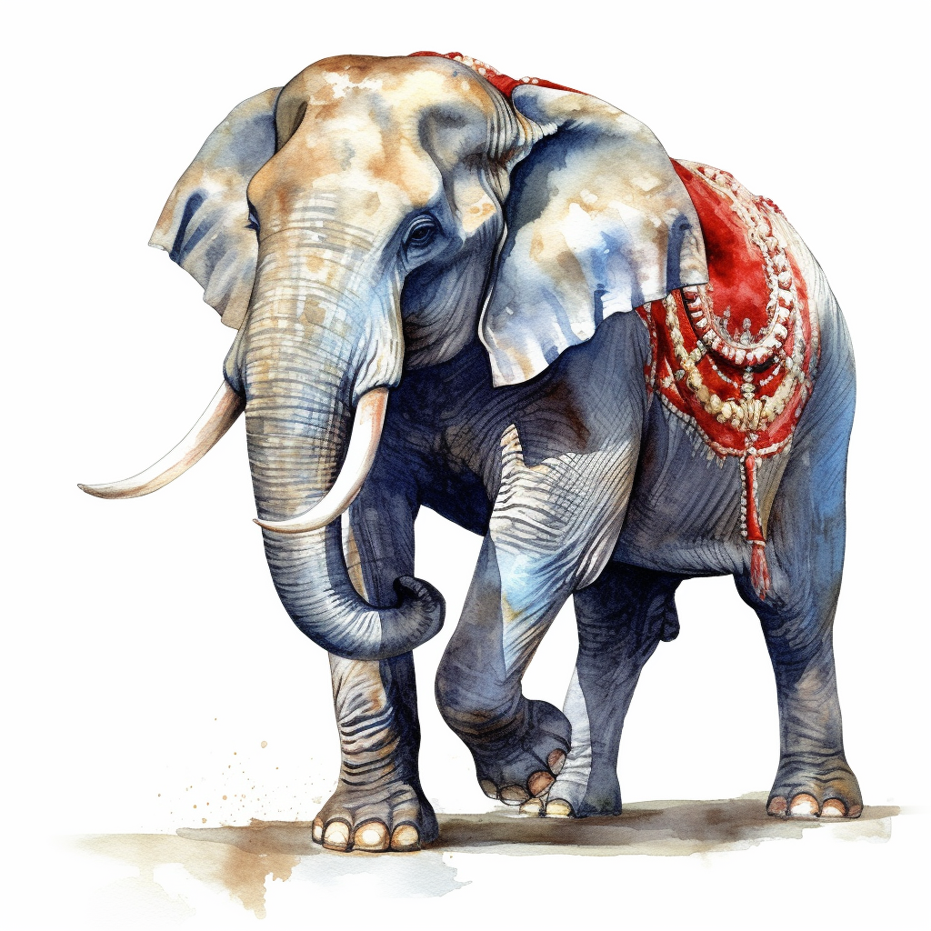 circus elephant clipart
