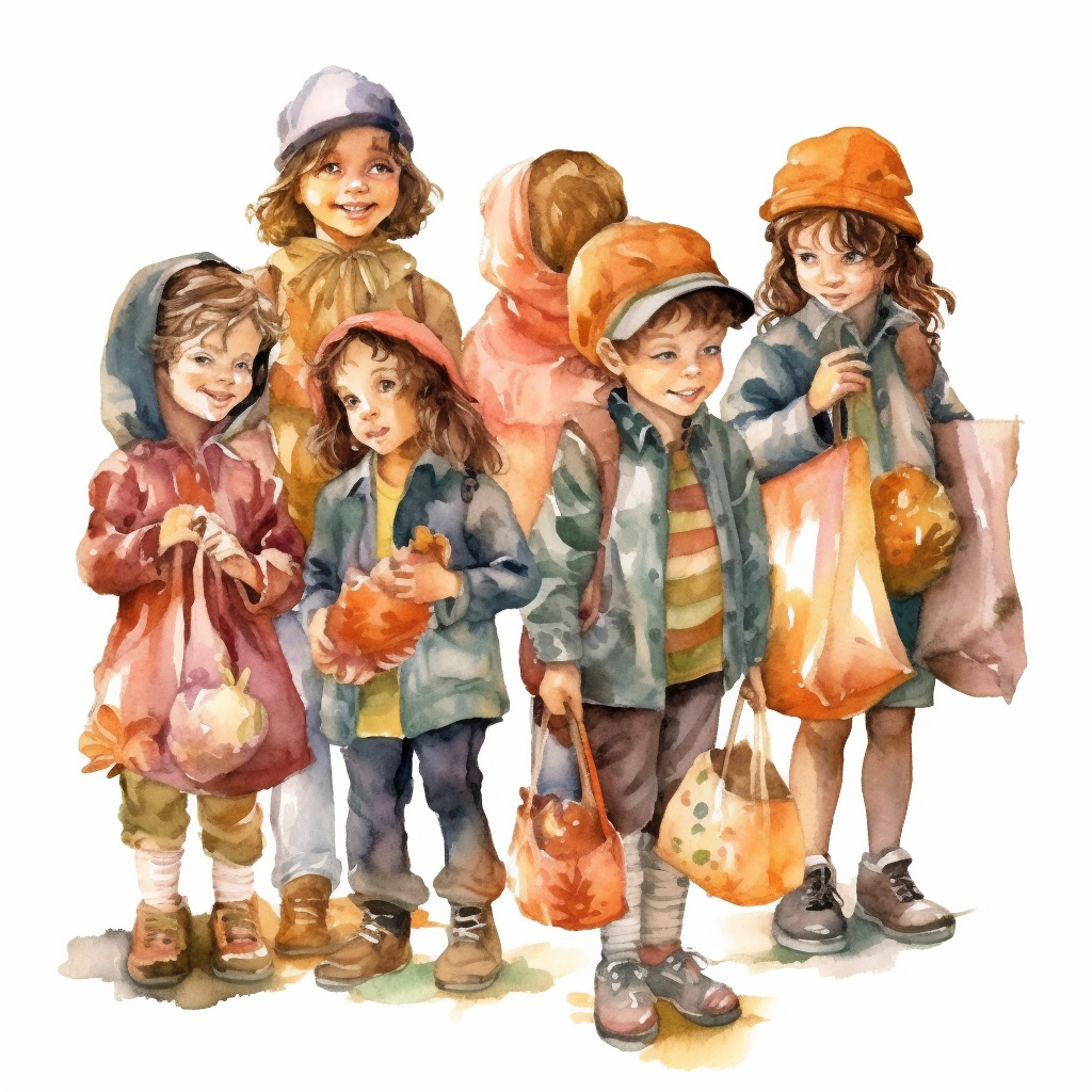 candy bag cliparts