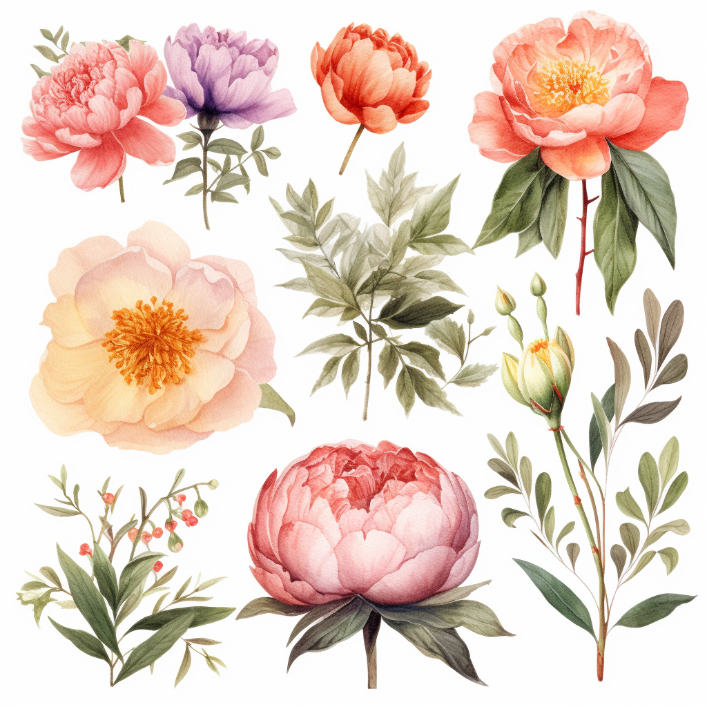 birthday cliparts flowers