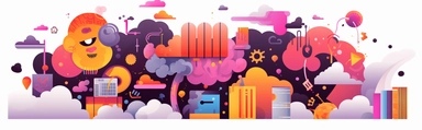 a banner for a designer-resource ai clipart website, copy space