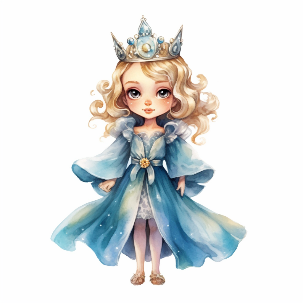 beautiful princess cliparts