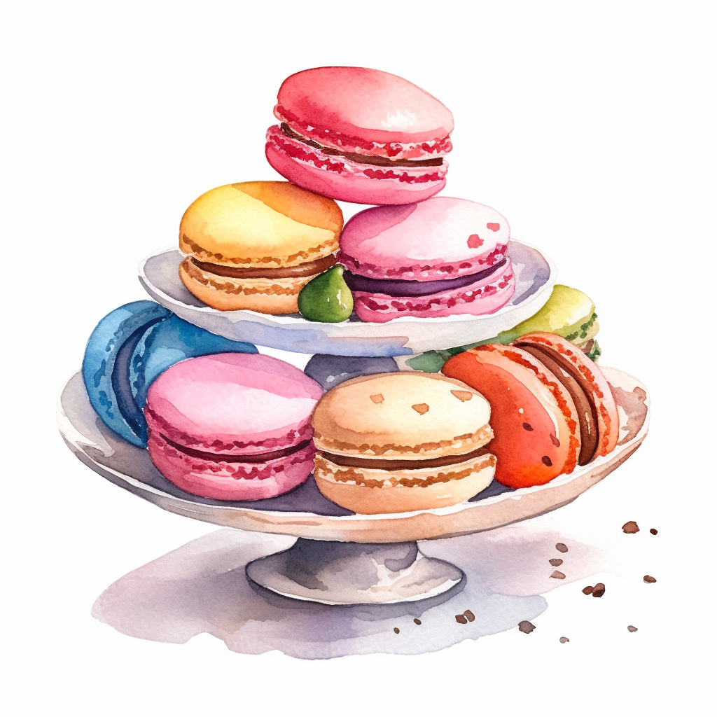 macaroons cliparts