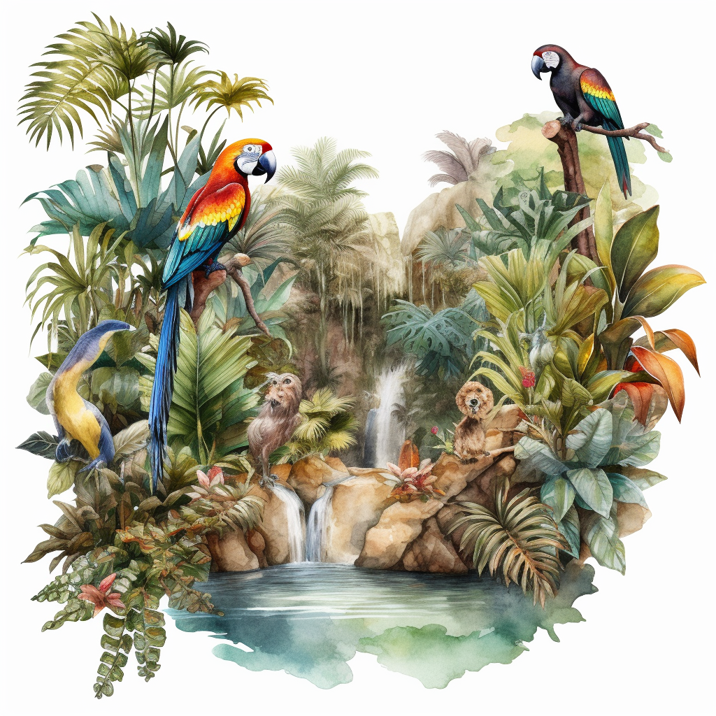 jungle monkey cliparts