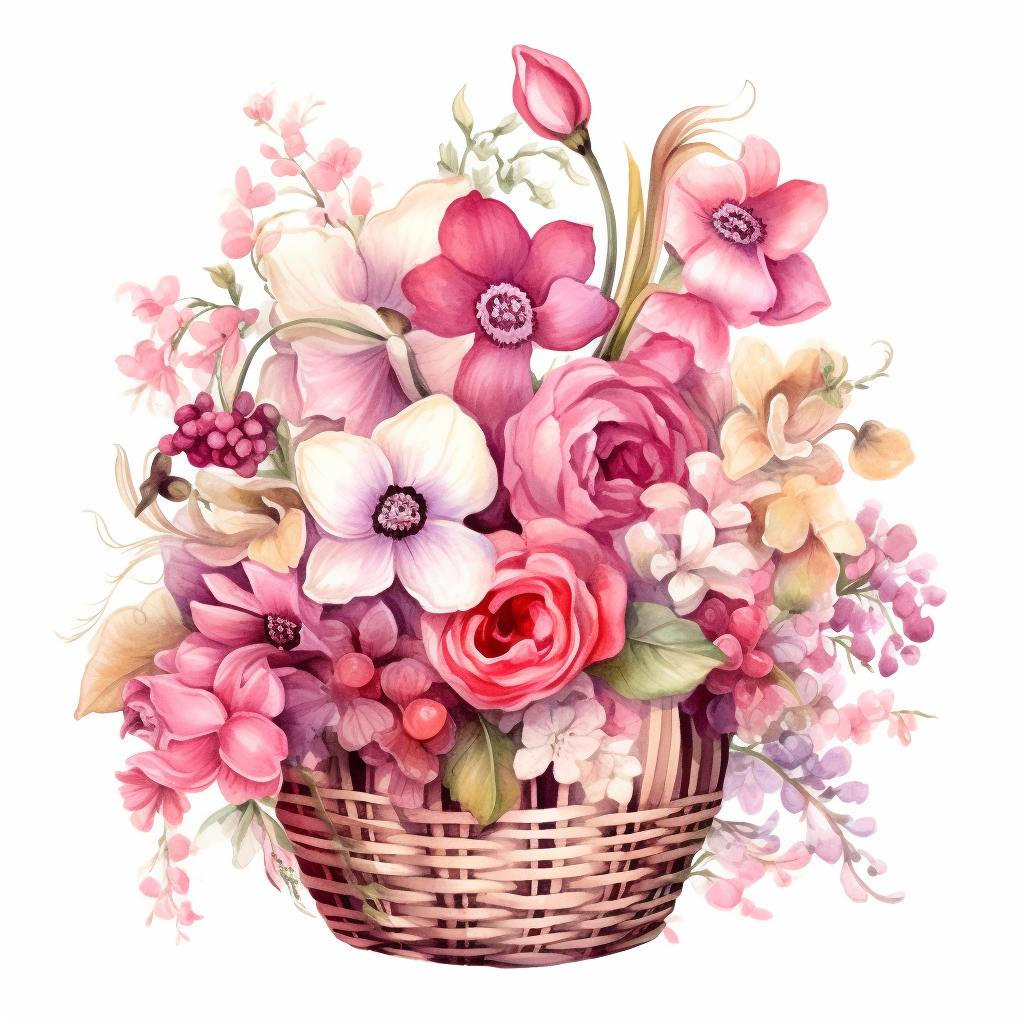 cartoon flower cliparts