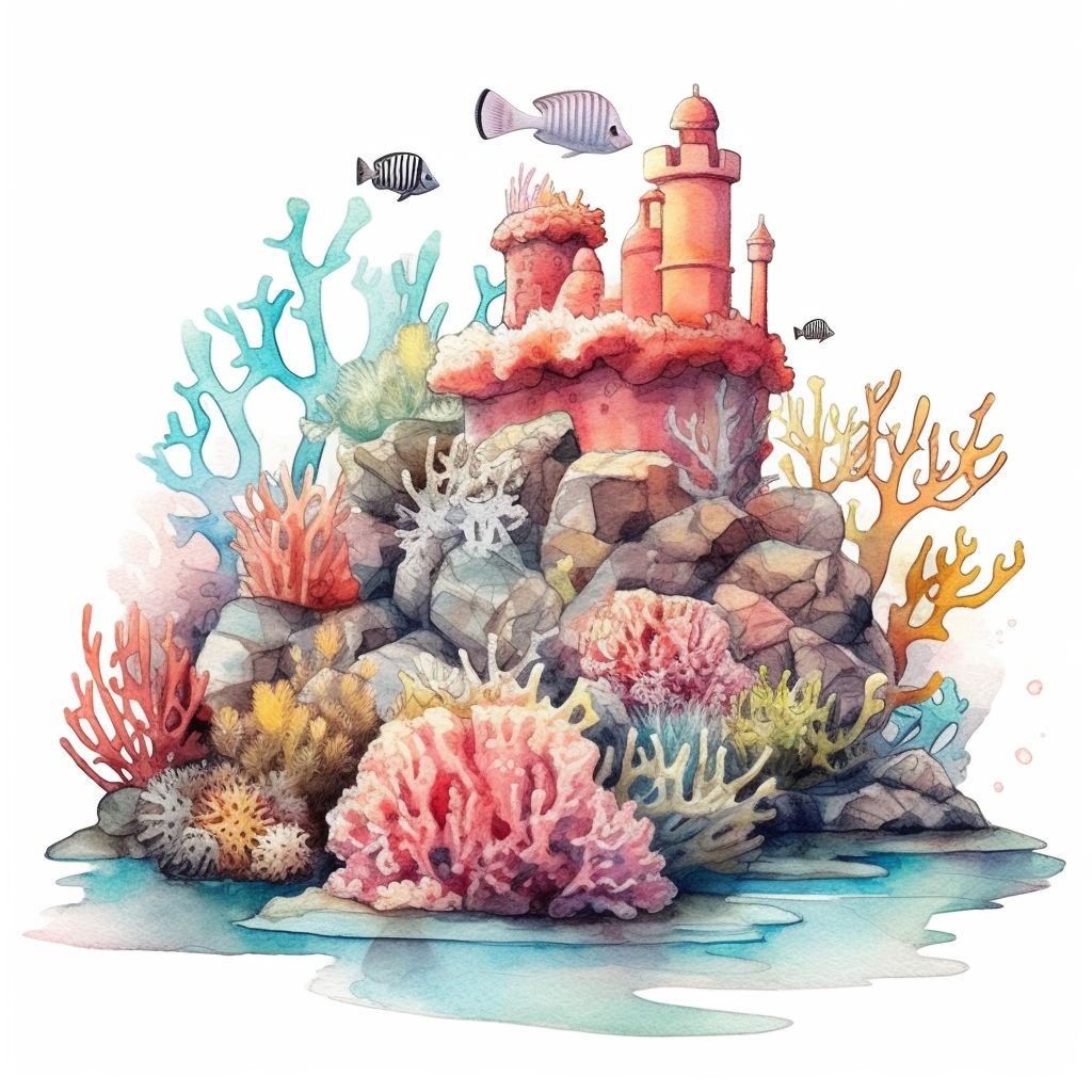 coral reef cliparts