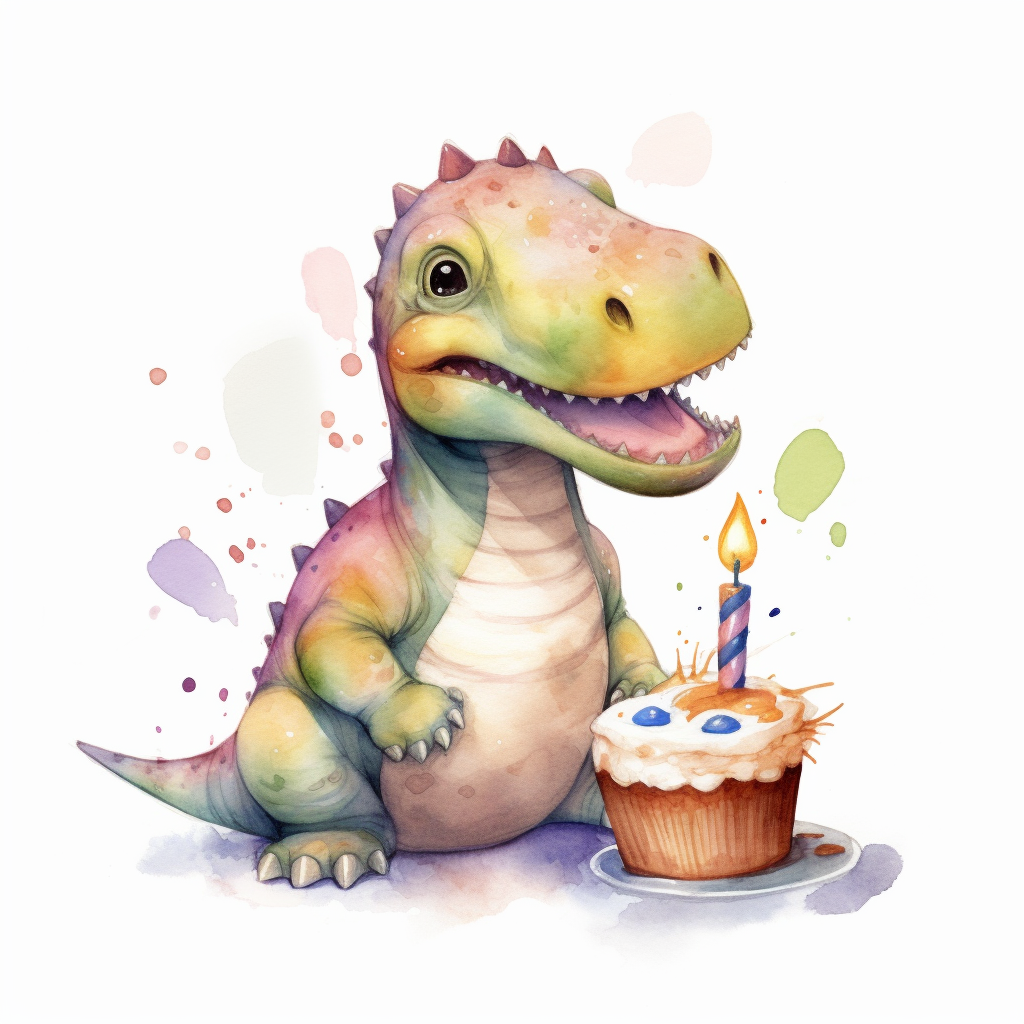 dinosaur birthday cliparts