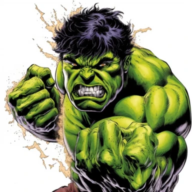hulk clipart by John Buscema