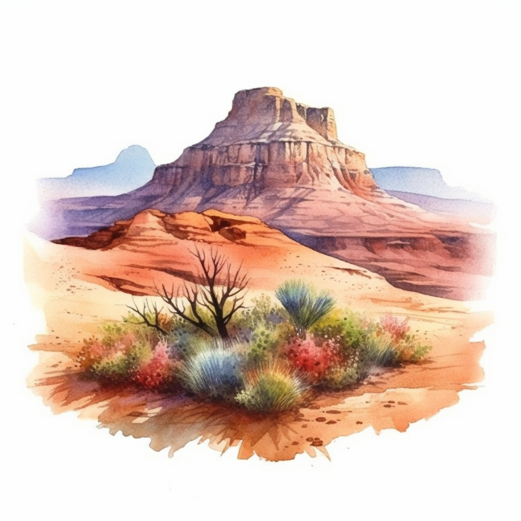 desert shrub cliparts