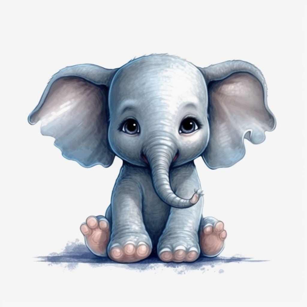 animated elephant clipart