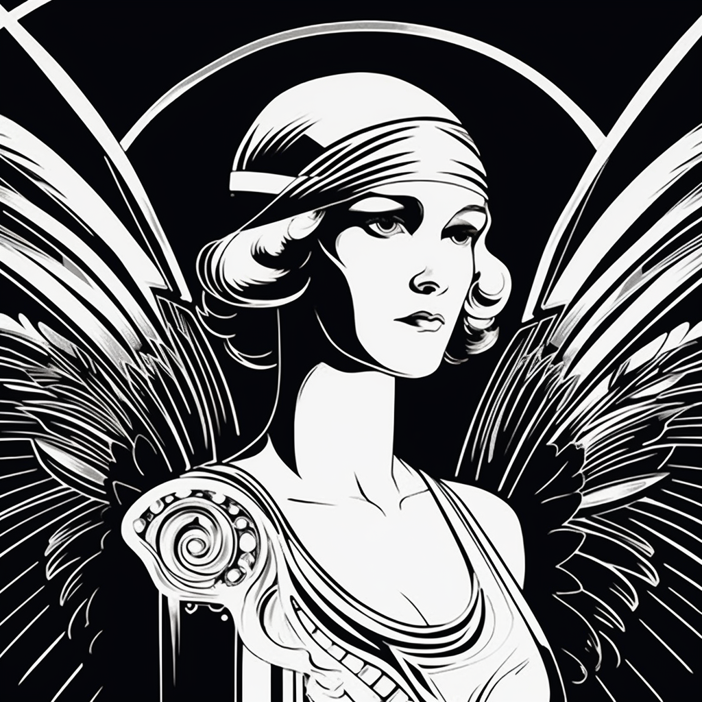 angel sketch cliparts
