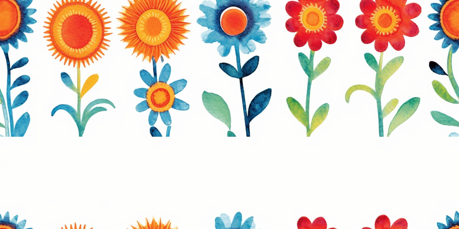 flower border clip art