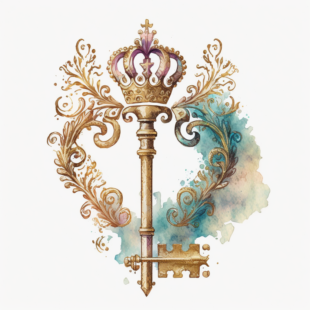 golden key cliparts