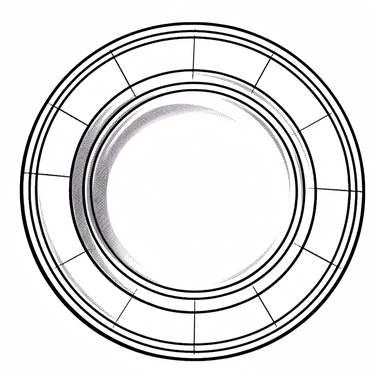 shiny plate, for kids, simple, all black and white for coloring book, isolated, line art, printable outline art, digital art, clip art, only outerlines, black lines,